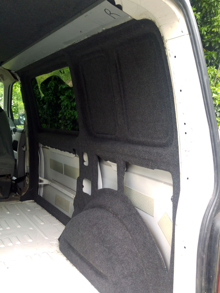 VW t5 insulation and wall covering
