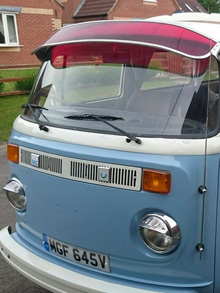 VW camper van restored to glory