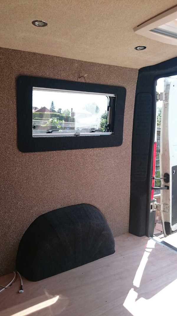 Fiat Ducatto conversion interior