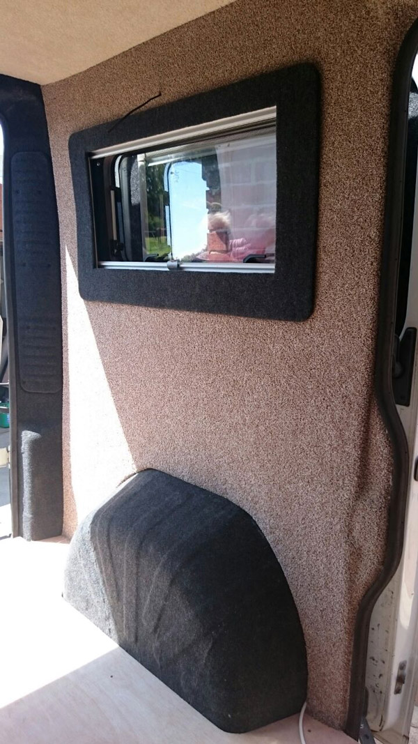 Fiat Ducatto conversion interior roof