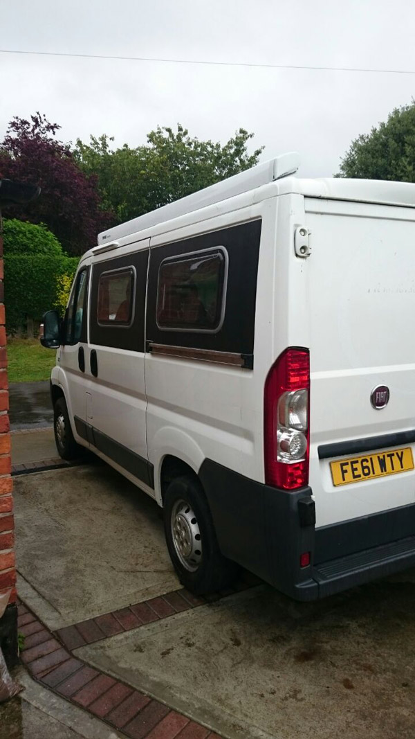 Fiat Ducatto conversion interior window